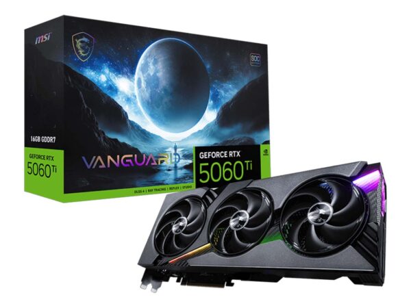 کارت گرافیک ام اس آی مدل GeForce RTX 5060 Ti 16G VANGUARD SOC - Image 1