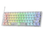 کیبورد مکانیکی ردراگون مدل Redragon Fizz K617CT RGB سفید