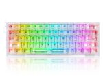 کیبورد مکانیکی ردراگون مدل Redragon Fizz K617CT RGB سفید - Image 2