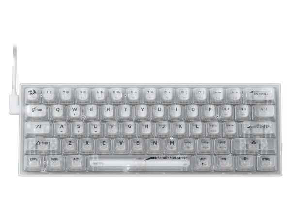کیبورد مکانیکی ردراگون مدل Redragon Fizz K617CT RGB سفید - Image 3