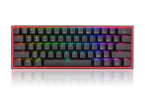کیبورد مکانیکال بی‌سیم ردراگون مدل Redragon Fizz Pro K616RGB-B 61 RGB - Image 1