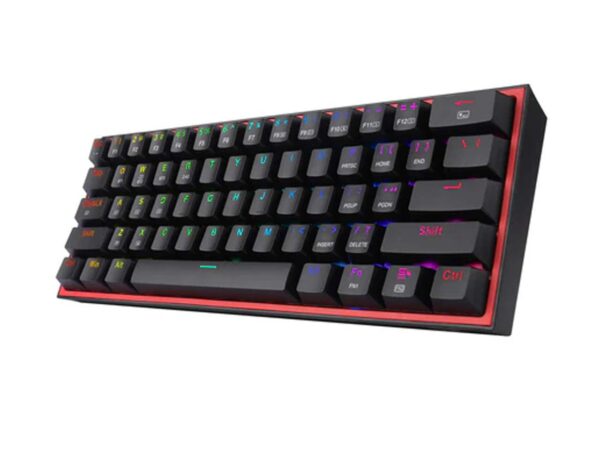 کیبورد مکانیکال بی‌سیم ردراگون مدل Redragon Fizz Pro K616RGB-B 61 RGB - Image 2