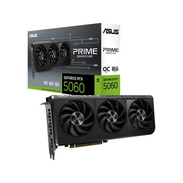 کارت گرافیک ایسوس PRIME GeForce RTX 5060 8GB GDDR7 OC Edition - Image 1
