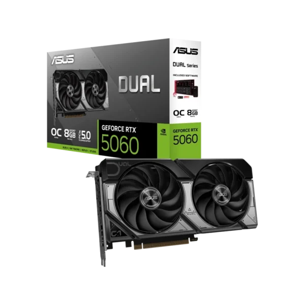 کارت گرافیک ایسوس Dual GeForce RTX5060 8GB GDDR7 OC Edition - Image 1