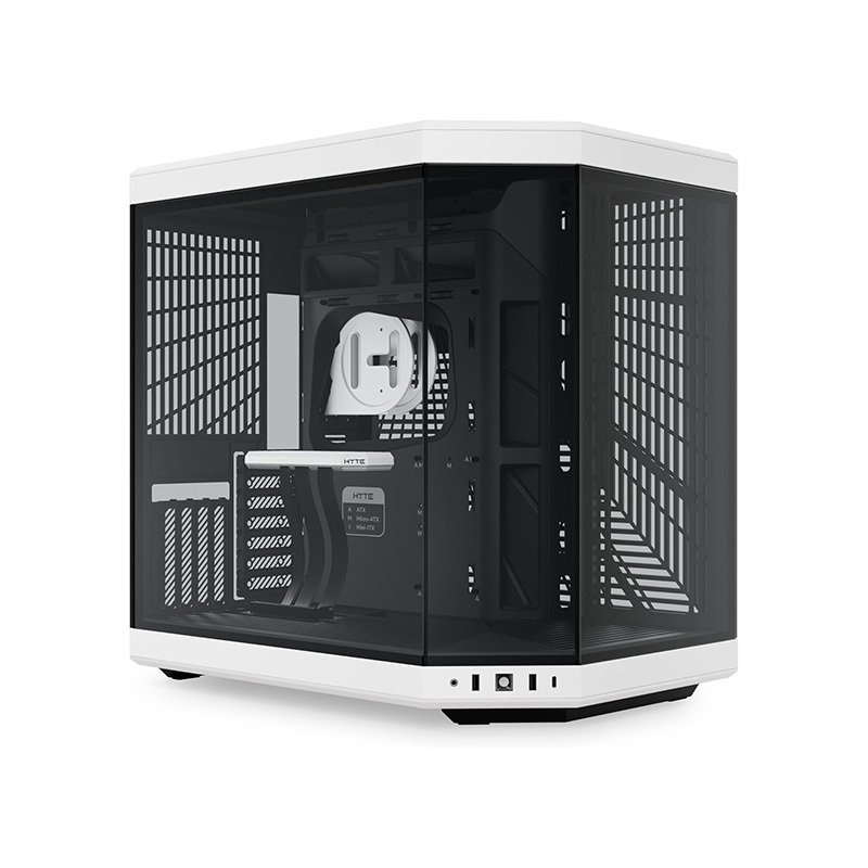 HYTE Y70 Black & White 1 کیس هایت مدل Y70 سفید و مشکی - Image 1