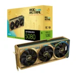 کارت گرافیک ایسوس مدل ROG Astral GeForce RTX 5080 Dhahab OC Edition 16GB GDDR7