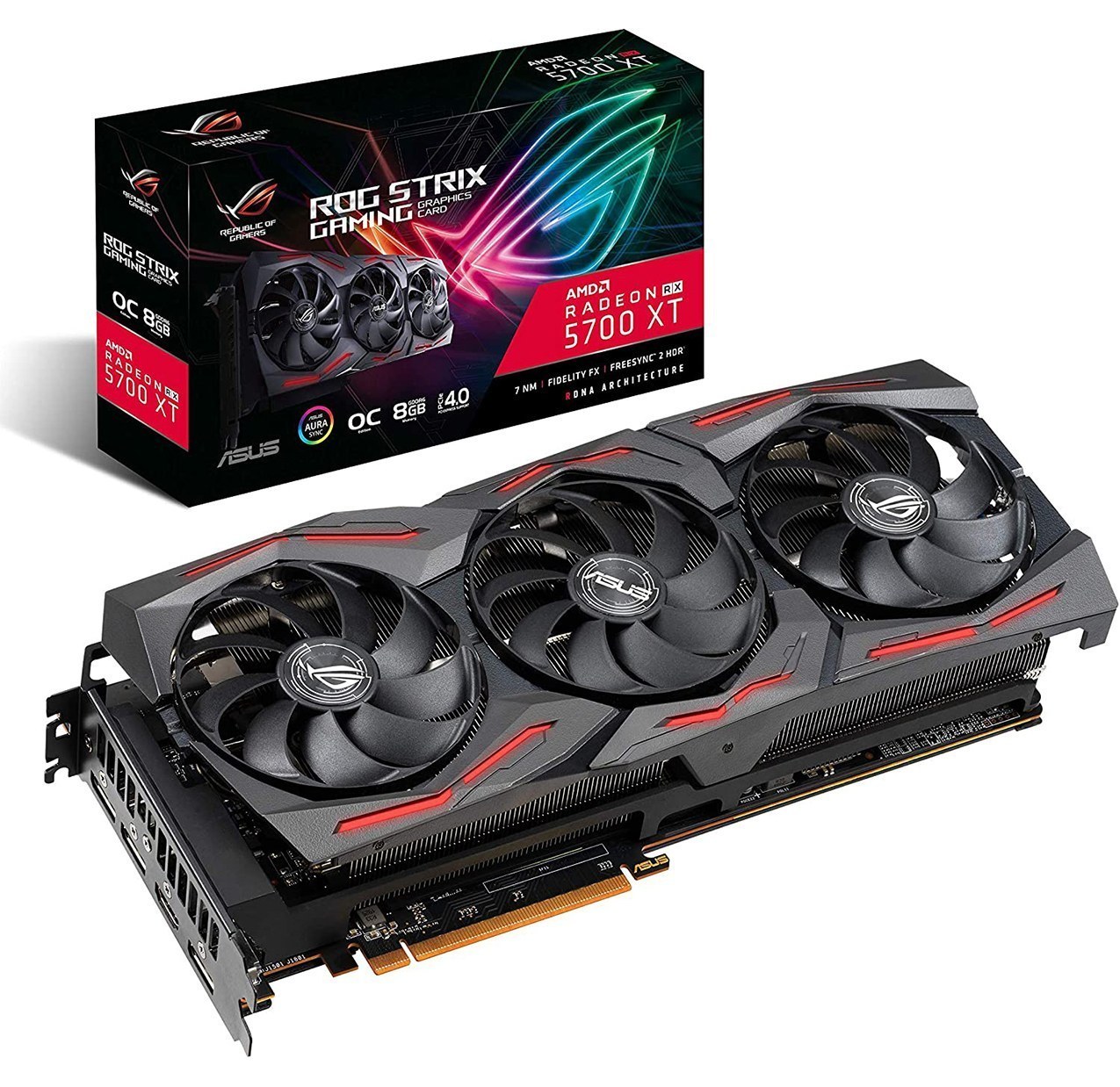 ASUS20ROG20Strix20Radeon20RX20570020XT.jpg کارت گرافیک ASUS ROG Strix Radeon RX 5700 XT - Image 1