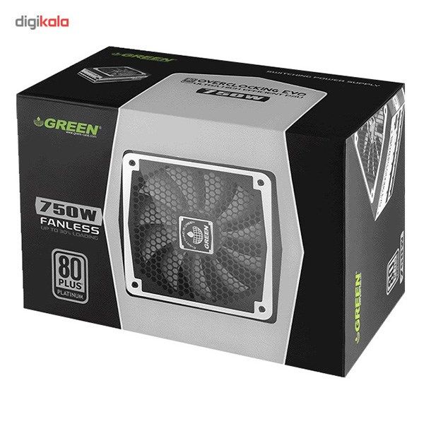 GREEN20GP750B-OC20Platinum.jpg پاور GREEN GP750B-OC+ Platinum - Image 1