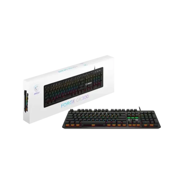 کیبورد مکانیکال گیمینگ ام اس آی FORGE GK300 سوئیچ آبی - Image 5