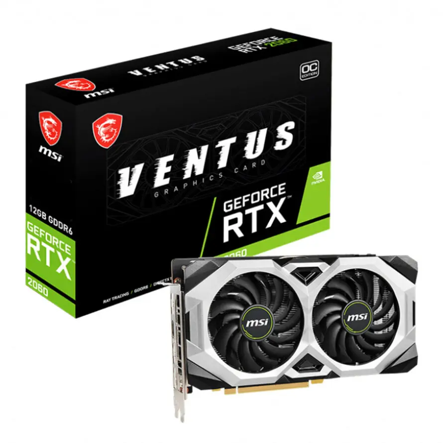 MSI20GeForce20RTX20206020Ventus.webp کارت گرافیک MSI GeForce RTX 2060 Ventus - Image 1
