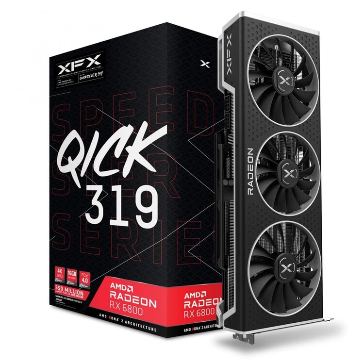 XFX20Speedster20QICK2031920Radeon20RX206800.jpg کارت گرافیک XFX Speedster QICK 319 Radeon RX 6800 - Image 1