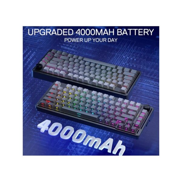 کیبورد بی سیم/باسیم مکانیکال گیمینگ ردراگون مدل Geb K673 SP PRO RGB سوییچ سبز - Image 3