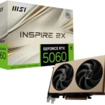 کارت گرافیک ام اس آی مدل GeForce RTX 5060 8G INSPIRE 2X OC