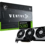 کارت گرافیک ام اس آی مدل GeForce RTX 5080 16G VENTUS 3X OC PLUS