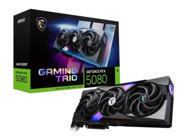 کارت گرافیک ام اس آی مدل MSI GeForce RTX 5080 GAMING TRIO 16G OC - Image 3