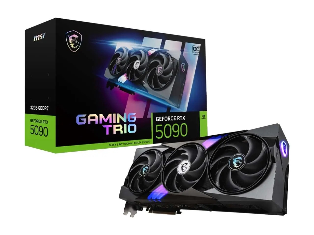 MSI GeForce RTX 5090 32G GAMING TRIO OC Graphics Card ۱ کارت گرافیک ام اس آی مدل MSI GeForce RTX 5090 32G GAMING TRIO OC - Image 1
