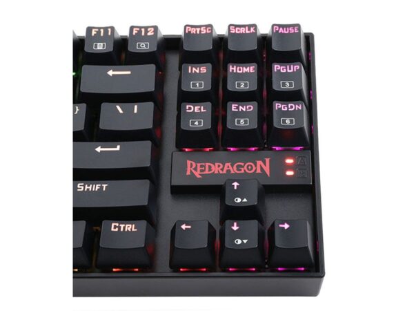 کیبورد مکانیکی ردراگون مدل Redragon Kumara K552 RGB ‌Black سوئیچ قرمز - Image 3